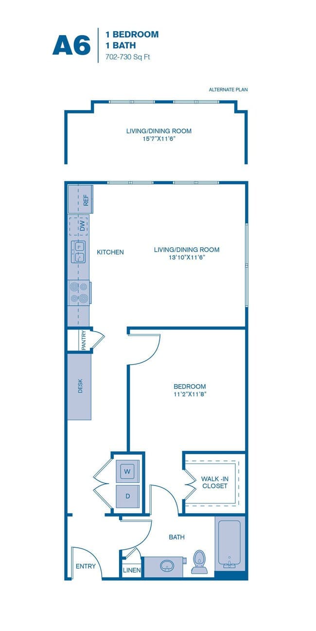 A6 floor plan