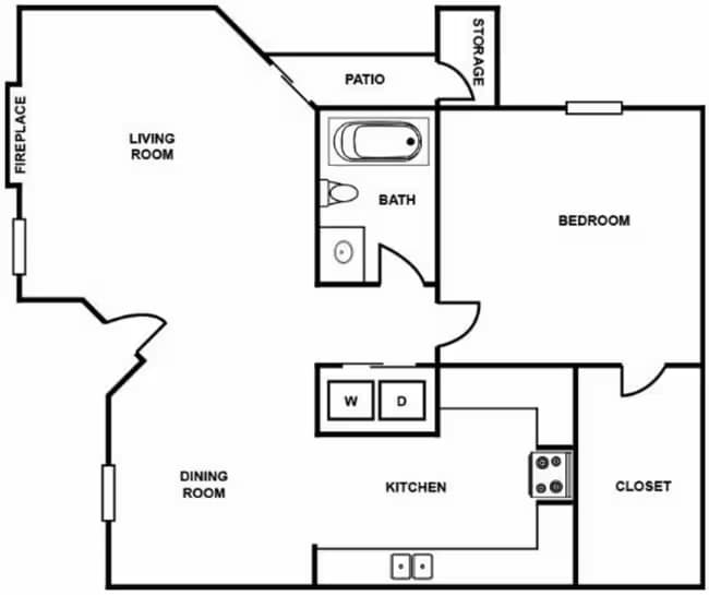 A2 1822 floor plan