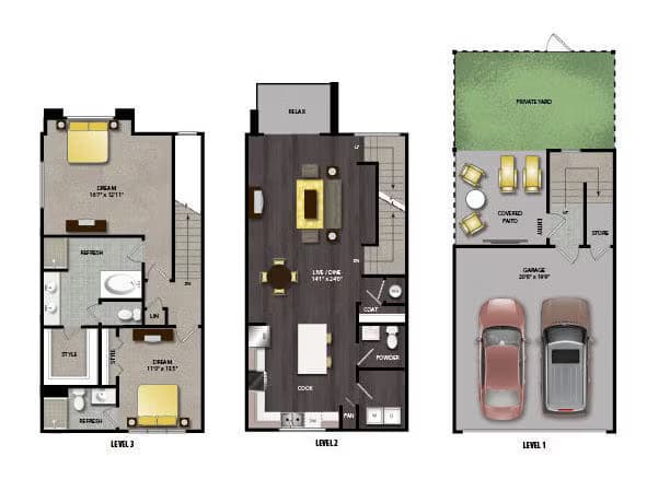 TH2 1602 floor plan