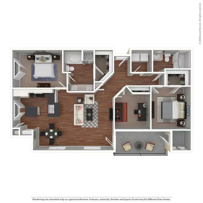 3A 7104 floor plan