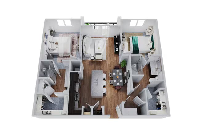 Unit 332 421 floor plan