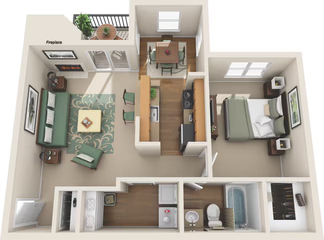 A1 1421 floor plan