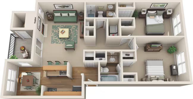 Unit 2411 2411 floor plan