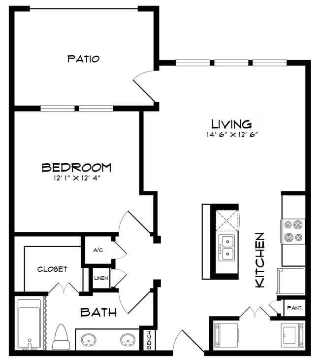 A3 1224 floor plan