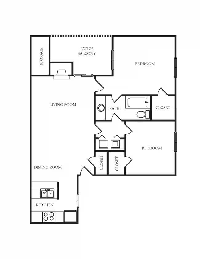 Unit 04A-2021A 04A-2019A floor plan