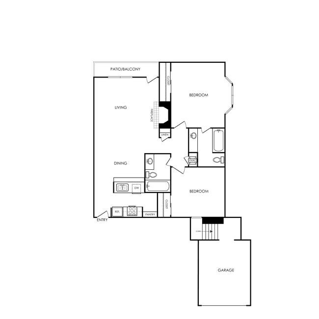 B1 Renovated 311 floor plan