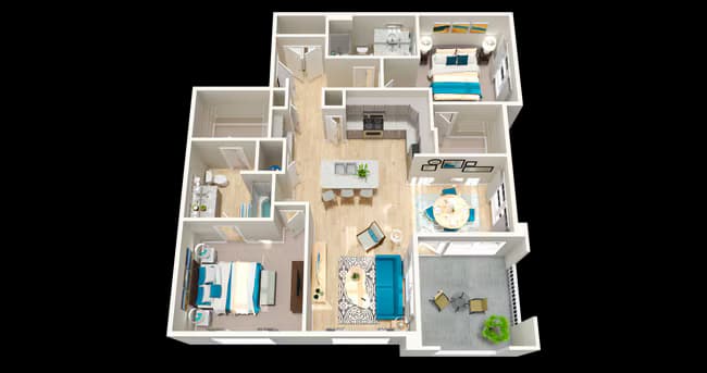 Unit 1086 1086 floor plan