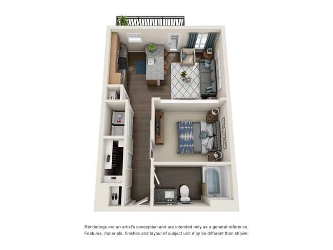 Unit 1020 3042 floor plan