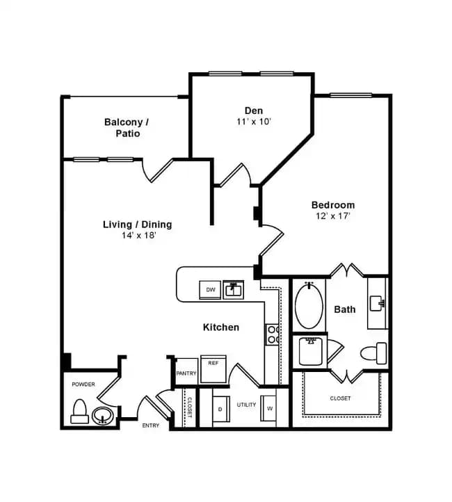 Buena Vista 141 floor plan