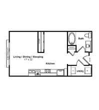 Carmel Loft 167 floor plan