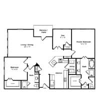 Casita 121 floor plan