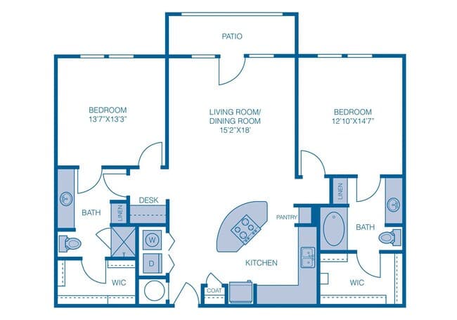 Unit 01-130 01-130 floor plan