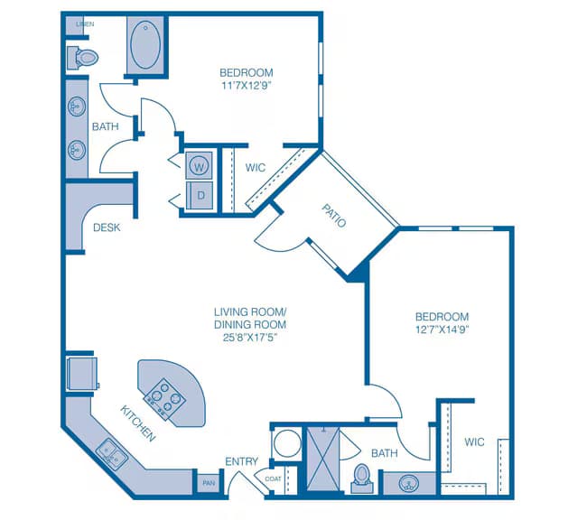 Unit 02-332 02-332 floor plan