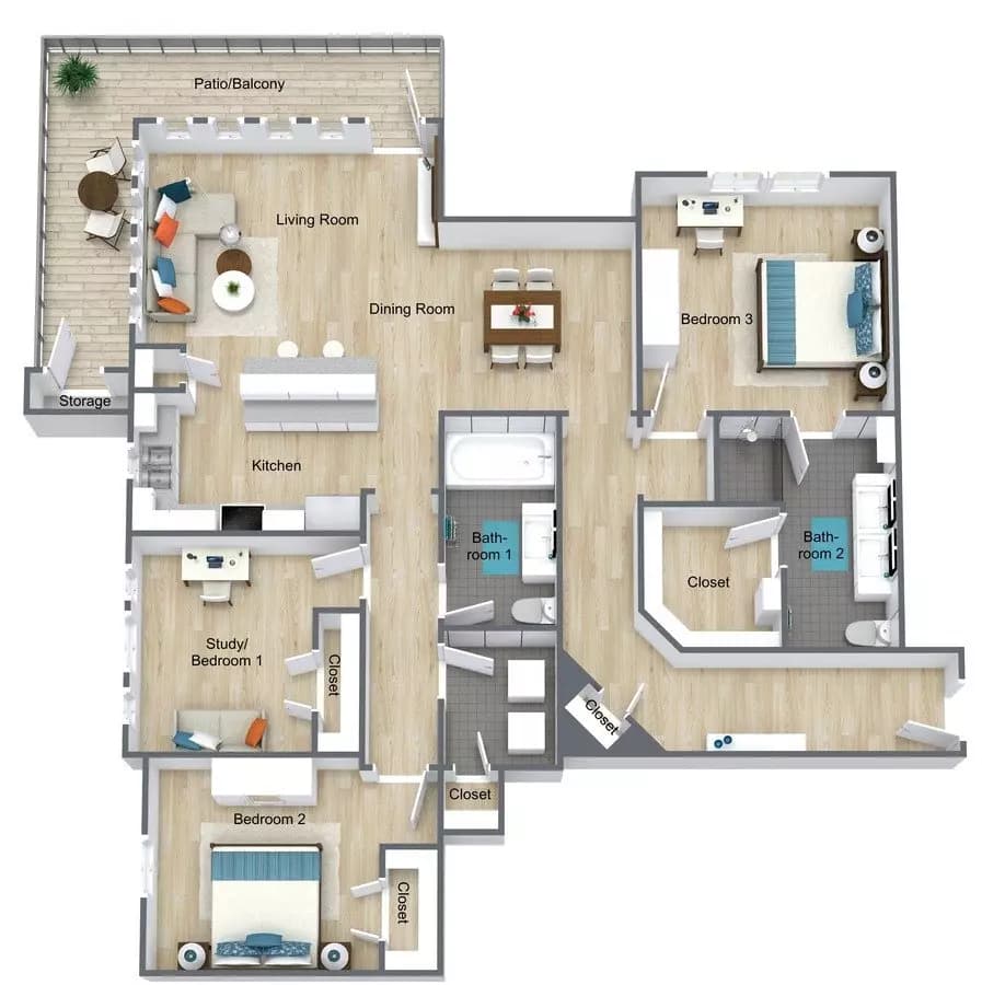 Nottingham 1101 floor plan