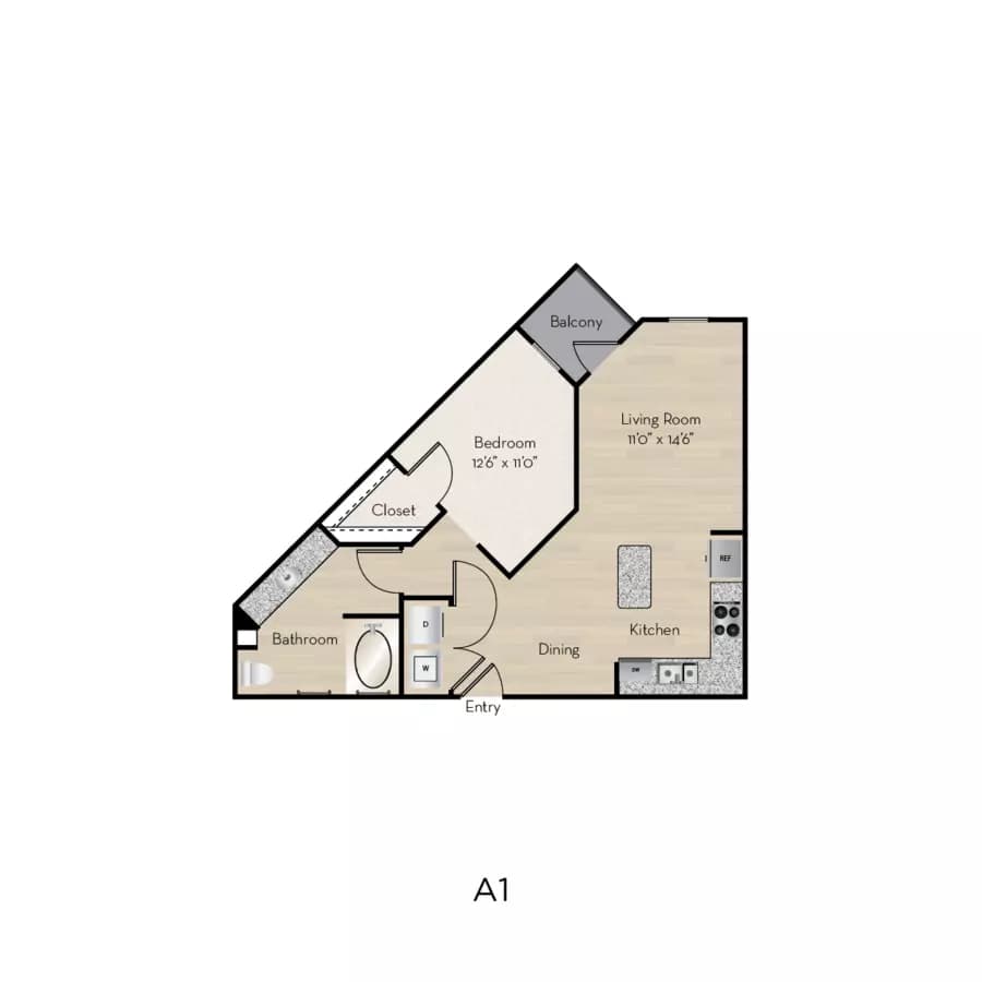 A1 546 floor plan