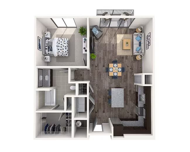 One Bedroom A1L 02 - 2315 floor plan