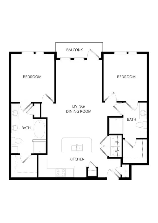 Unit A311 A311 floor plan