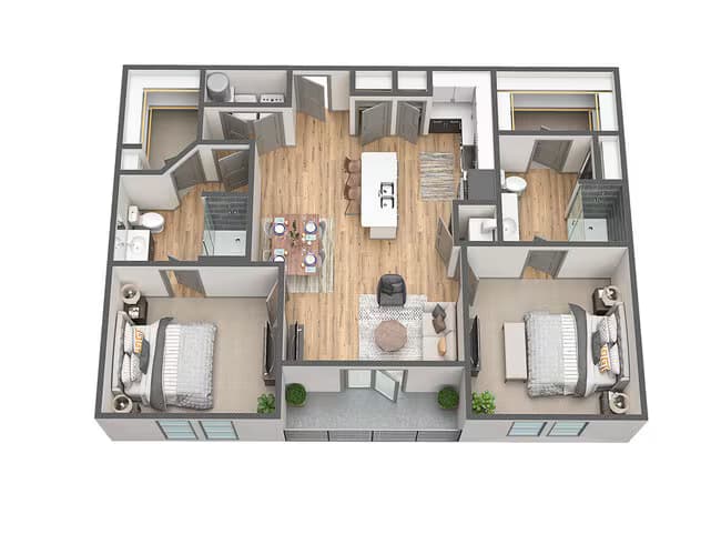 Unit 2437 2437 floor plan