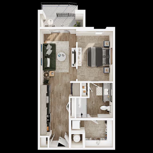 Unit 424 424 floor plan