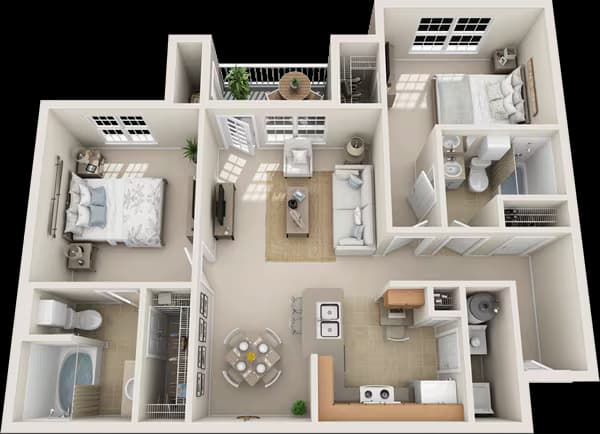 Unit 13104 13104 floor plan
