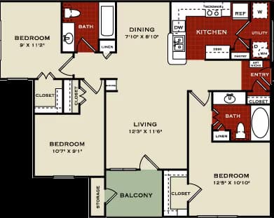 C1 - Hampton 11203 floor plan
