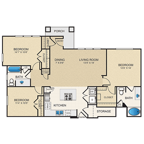 C1A 02108 floor plan