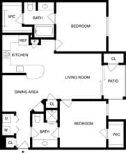 Hamilton 2-214 floor plan