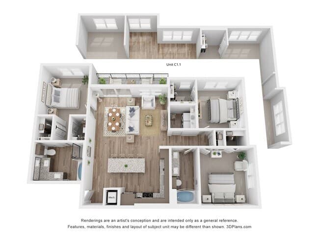 C1 McKnight 1211 floor plan