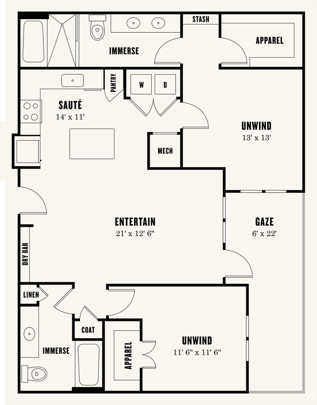 Unit 2038 2038 floor plan