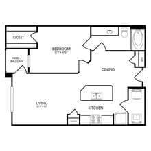 A1 1317 floor plan