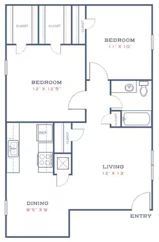 Unit 75 88 floor plan