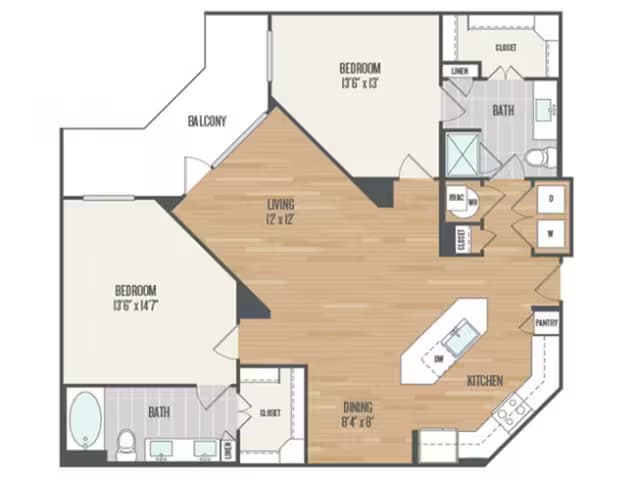 C6a 2-2404 floor plan