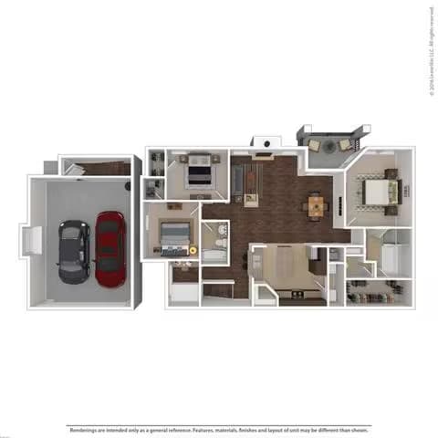 Unit 3305 2305 floor plan