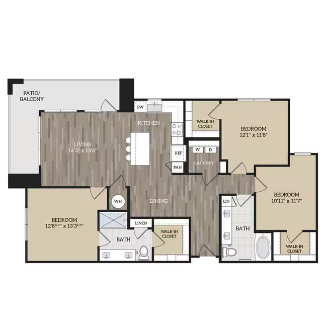 Unit 5229 3111 floor plan