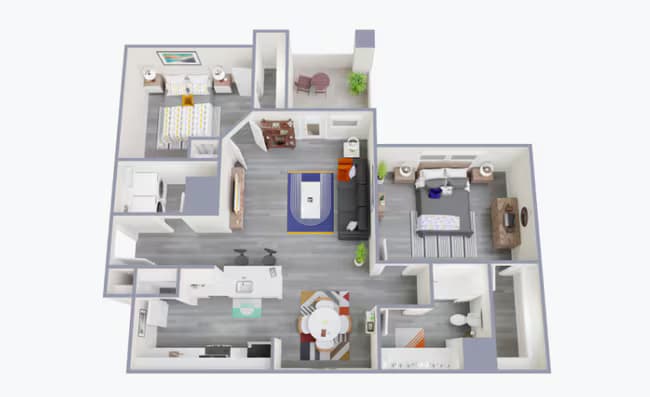 Unit 1932 1932 floor plan