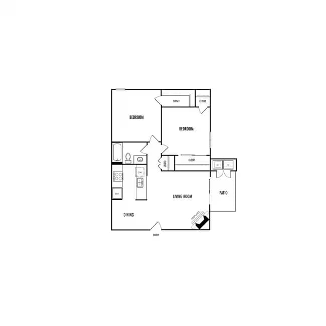 2x1 52 floor plan