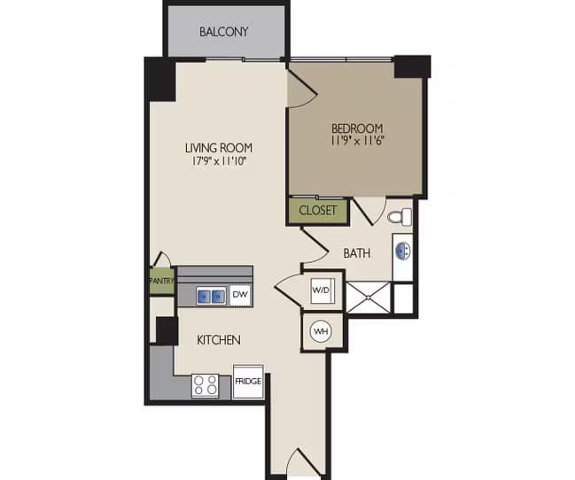 Unit 1104 1104 floor plan