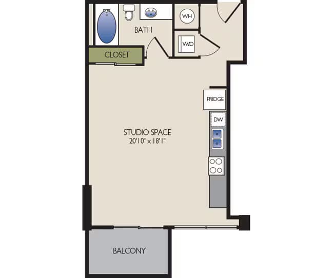 Unit 609 609 floor plan