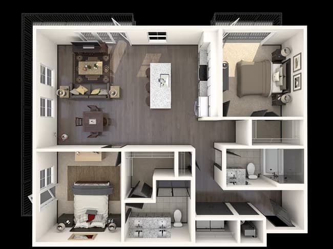 Unit 339 527 floor plan