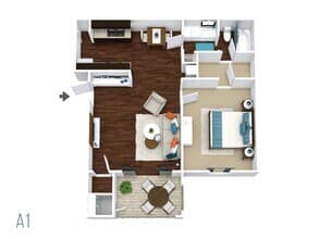 A1 1317 floor plan