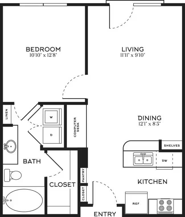 Unit 1409 1409 floor plan