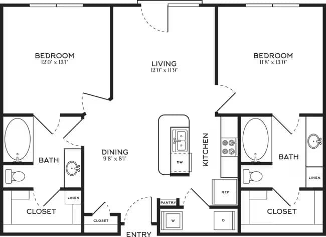 Unit 2615 2615 floor plan