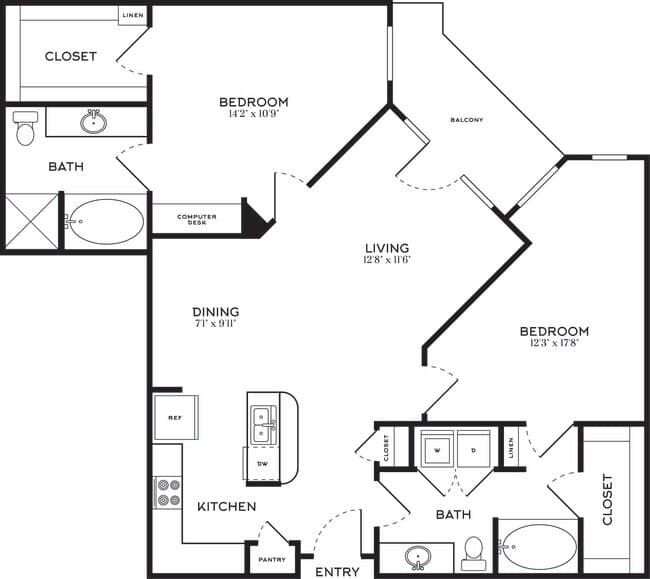 Unit 415 415 floor plan