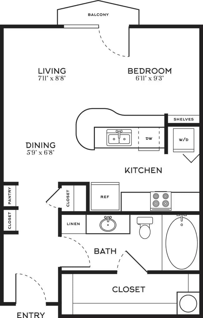 Unit 802 802 floor plan