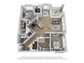 B2 2101 floor plan