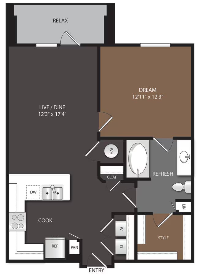 Unit 04305 04305 floor plan