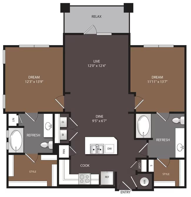 Unit 06312 06312 floor plan