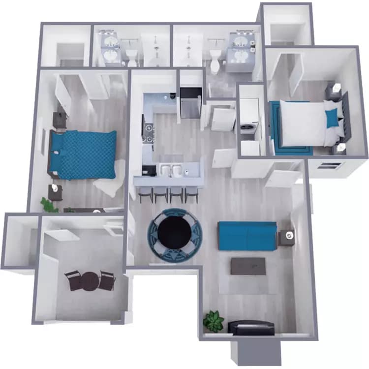 Unit 1215 1215 floor plan