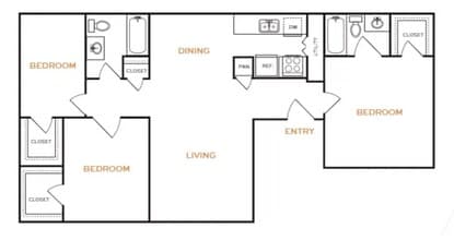 C1 201-0301 floor plan