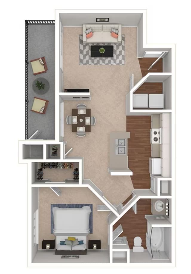 Unit 324 1023 floor plan